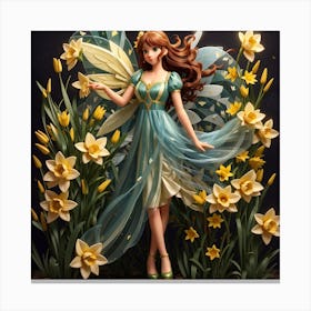 Daffodil Fairy 1 Canvas Print