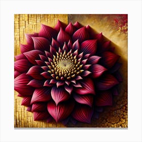 Dahlia 15 Canvas Print