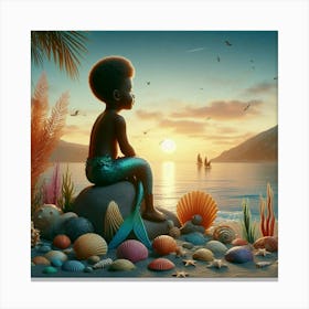 Mermaid Canvas Print