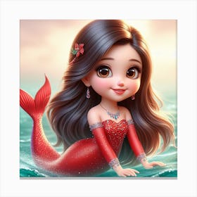 Mermaid 2 Canvas Print