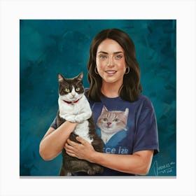 Taylor And Smudge The Cat Meme Art Illustration Pa Qdbjyoqttygz 4pnspidia Nkx7n0jcreyhuysdicseag Canvas Print