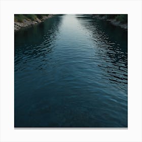 River In Croatia Canvas Print