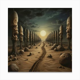 Road To Hell Canvas Print