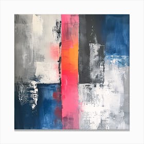 Abstract Painting Chromatic Resonance Canvas Print