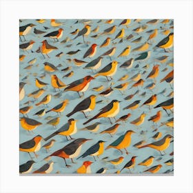 A Thousand Birds Art Print 3 Canvas Print