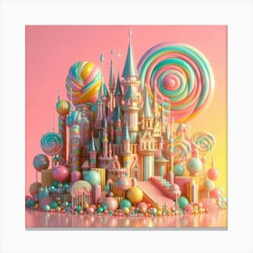 Lollipop Castle Canvas Print