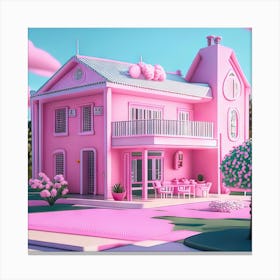 Barbie Dream House (120) Canvas Print