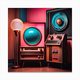 Retro Room Canvas Print