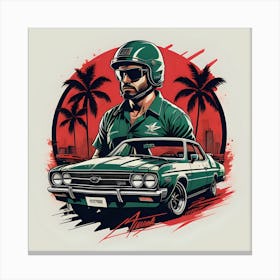 Gta Vice City Canvas Print