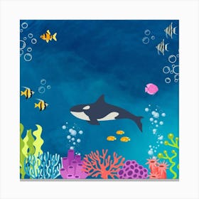 Orca Whale Canvas Print