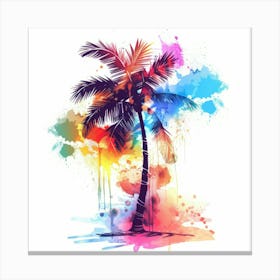 Tropical Palm Tree 4 Canvas Print