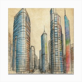 Skyscrapers Canvas Print