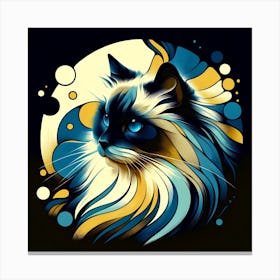 Ragdoll Cat 01 Canvas Print