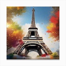 Paris Eiffel Tower 39 Canvas Print