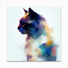 Cat Portrait 4 Canvas Print