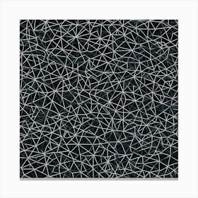 Abstract Black And White Pattern 5 Canvas Print