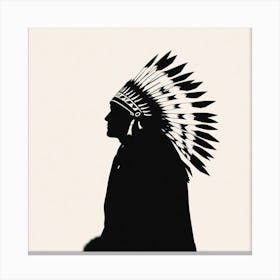 Indian Chief Canvas Print