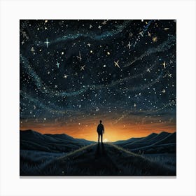 Starry Night 17 Canvas Print