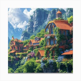 Fairy House 1 Canvas Print