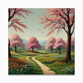 Cherry Blossoms Canvas Print