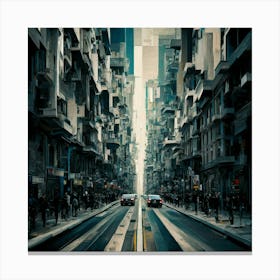 Futuristic City 15 Canvas Print