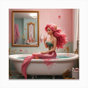 Little Mermaid 3 Canvas Print