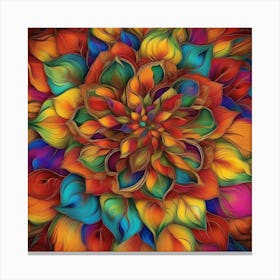 Colorful Flower 1 Canvas Print