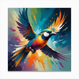 Bird Paradise Art Print 1 Canvas Print