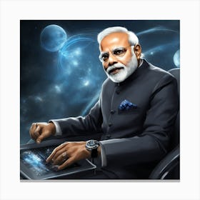 Narendra Modi Canvas Print