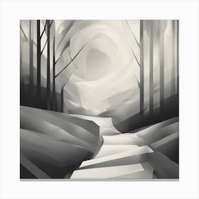 Path In The Woods 1 Canvas Print