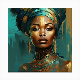 African Beauty 4 Canvas Print