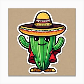 Mexican Cactus 10 Canvas Print