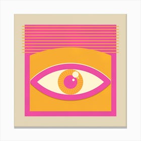 One Look Is Enough Square Canvas Print
