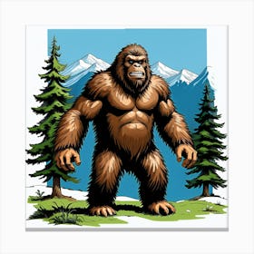 Bigfoot Canvas Print