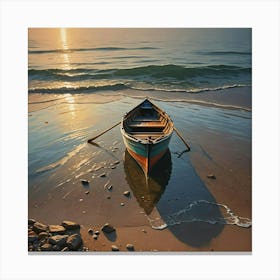 Rowing Boat Canvas Print