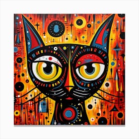 Cat In Space 4 Canvas Print