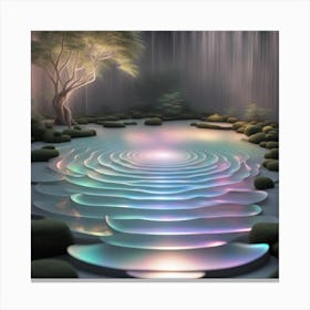 Zen Pond Canvas Print