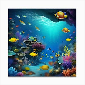 Coral Reef 10 Canvas Print