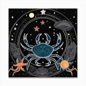 Spirit Zodiac Crab Canvas Print