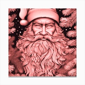 Red Santa Clause Canvas Print