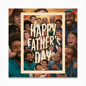 Happy Father'S Day 2 Canvas Print