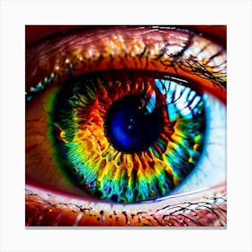 Rainbow Eye 14 Canvas Print