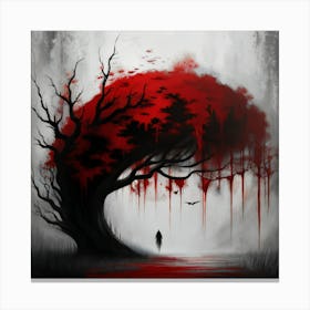 Tree Of Blood 1 Canvas Print