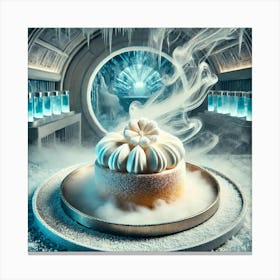 A Gourmet Dessert Named Cryogenic Cloud Cake, Pr Canvas Print