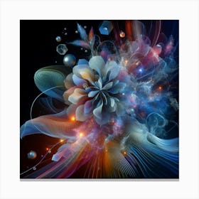 Abstract Flower 1 Canvas Print