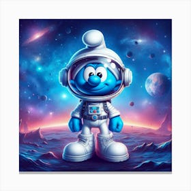 Smurfs In Space 1 Canvas Print