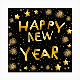 Happy New Year 136 Canvas Print