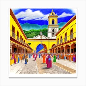 Guatemala City 5 Canvas Print