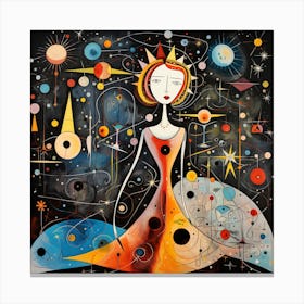 'Cosmic Woman' Canvas Print