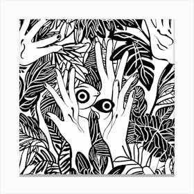 Hands In The Jungle Canvas Print